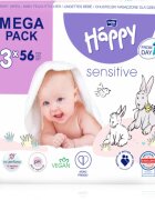 BELLA Baby Happy Sensitive nedves törlőkendők 3x56 db