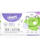 BELLA Baby Happy Silk & Cotton nedves törlőkendők 64 db