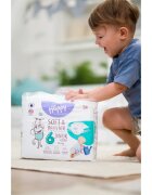 BELLA Baby Happy Soft&Delicate eldobható pelenkák nedvességelvezető csatornákkal Junior Extra 15+ kg 34 db