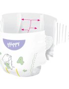 BELLA Baby Happy Soft&Delicate eldobható pelenkák nedvességelvezető csatornákkal Maxi 8-14 kg 14 db