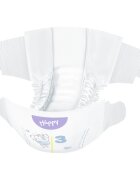 BELLA Baby Happy Soft&Delicate eldobható pelenkák nedvességelvezető csatornákkal Midi 5-9 kg 70 db