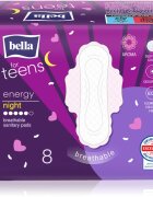 BELLA For Teens Energy Night egészségügyi betétek éjszakára 8 db