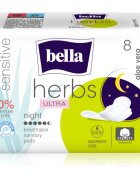 BELLA Herbs Ultra Night intimbetét éjszakára Aloe Vera 8 db