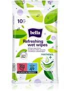 BELLA Refreshing wet wipes frissítő nedves törlőkendők 10 db