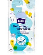BELLA Refreshing wet wipes frissítő nedves törlőkendők 10 db
