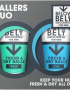 Below the Belt Grooming Fresh and Cool Ballers Duo ajándékszett intim higiéniára 1 db