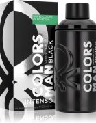 Benetton Colors de Man Black Intenso Eau de Toilette uraknak 200 ml