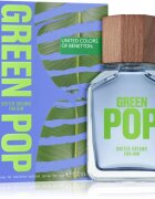 Benetton United Dreams Green Pop For Him Eau de Toilette uraknak 100 ml