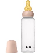 BIBS Anti-Colic Baby Bottle Latex antikólikás cumisüveg kaucsuk cumival Blush 1 db