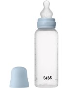 BIBS Anti-Colic Baby Bottle Silicone antikólikás cumisüveg szilikoncumival Baby Blue 1 db