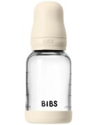 BIBS Baby Glass Bottle Round Latex antikólikás cumisüveg Ivory 1 db