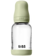 BIBS Baby Glass Bottle Silicone antikólikás cumisüveg szilikon itatócsőrrel Sage 1 db