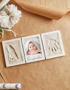 Bieco Impression Set with Picture Frame baba kéz- és láblenyomat-készítő szett 44 x 19 x 1 cm