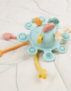 Bieco Silicone Activity Planet interaktív játék 12 m+ Eucalyptus 1 db