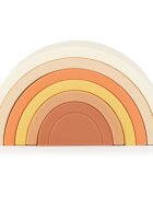 Bieco Silicone Rainbow összecsukható szivárvány 12 m+ Chocolate Bliss 6 db