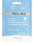 Bielenda Professional Supremelab Hydra Glow hidratáló gézmaszk csiga kivonattal 1 db