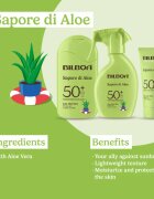 Bilboa Sapore di Aloe Travel napozó krém aloe verával SPF 50+ 75 ml