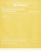 Biodance Radiant Vita Niacinamide Real Deep Mask élénkítő arcmaszk egységesíti a bőrszín tónusait 1 db