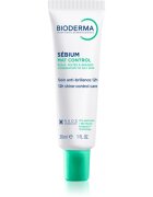 Bioderma Sébium Mat Control mattító krém a fénylő arcbőr és a kitágult pórusok ellen 30 ml