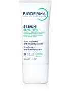 Bioderma Sébium Sensitive intenzíven hidratáló és nyugtató krém a pattanások kezelése által kiszárított és irritált bőrre 30 ml