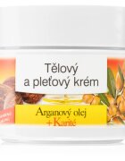 Bione Cosmetics Argan Oil + Karité arckrém az egész családnak 260 ml