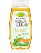 Bione Cosmetics Cannabis CBD relaxáló tusfürdő gél CBD-vel 260 ml