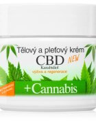 Bione Cosmetics Cannabis CBD tápláló krém az arcra és a testre CBD-vel 260 ml