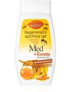 Bione Cosmetics Honey + Q10 regeneráló tusfürdő gél 260 ml