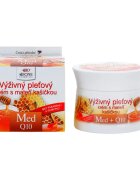Bione Cosmetics Honey + Q10 tápláló krém méhpempővel 51 ml