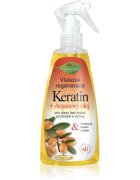 Bione Cosmetics Keratin + Argan leöblítést nem igénylő regeneráló kondicionáló hajra 260 ml