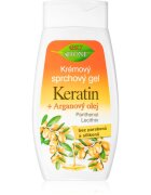 Bione Cosmetics Keratin + Argan tusfürdő gél Argán olajjal 260 ml