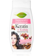 Bione Cosmetics Keratin + Caffeine regeneráló kondicionáló hajra 260 ml
