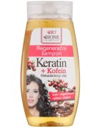 Bione Cosmetics Keratin + Caffeine regeneráló sampon 260 ml