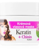 Bione Cosmetics Keratin + Chinin krémes maszk hajra 260 ml