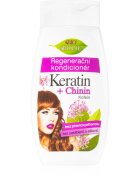 Bione Cosmetics Keratin + Chinin regeneráló kondicionáló hajra 260 ml