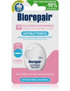 Biorepair Dental Floss Waxed Expanding viaszos fogselyem az érzékeny ínyre Pink 30 m
