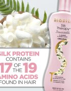 Biosilk Silk Therapy Irresistible öblítést nem igénylő regeneráló ápolás selyemmel 355 ml