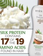 Biosilk Silk Therapy Natural Coconut Oil hidratáló sampon kókuszolajjal 355 ml