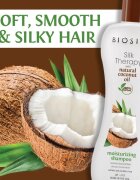 Biosilk Silk Therapy Natural Coconut Oil hidratáló sampon kókuszolajjal 355 ml