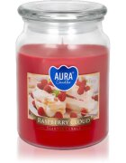 BISPOL Premium Line Raspberry Cloud illatgyertya 500 g