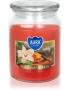 BISPOL Vanilla & Amber illatgyertya 500 ml