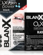 BlanX Oxygen Power Whitening Black Strips fogfehérítő szalag a fogakra 10 db