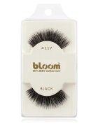 Bloom Natural ragasztható műszempilla természetes hajból No. 117 (Black) 1 cm