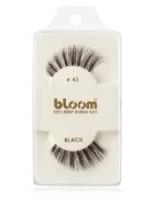 Bloom Natural ragasztható műszempilla természetes hajból No. 43 (Black) 1 cm