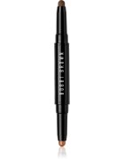 Bobbi Brown Long-Wear Dual-Ended Cream Shadow Stick szemhéjfesték ceruza duo árnyalat Milk Chocolate / Midnight Brown 1.6 g