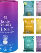 Body Restore Reset Shower Steamers zuhanytabletták illatok Spring Botanical Mix 6 db