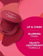 Bourjois Macaron Melt Lip & Cheek Flush arcpirosító 2 az 1-ben árnyalat 05 Berry Smoothy 5 g