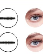 Bourjois Twist Extreme dúsító hosszabbító szempillaspirál mely szétválasztja a pillákat árnyalat 24 Black 8 ml