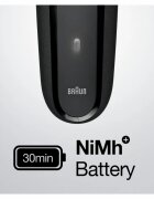 Braun Series 3 300 elektromos borotválkozó készülék Black 1 db