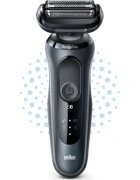 Braun Series 6 61-N1000s elektromos borotválkozó készülék Black 1 db